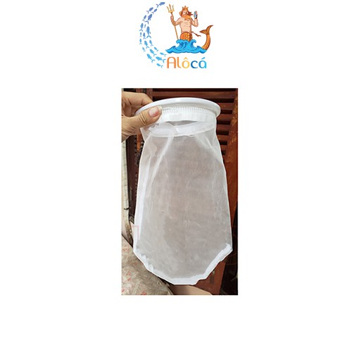 Túi tách phân cá thông minh làm sạch nước bể cá cảnh kích cỡ 18 x 40cm, độ thưa mắt lưới 80