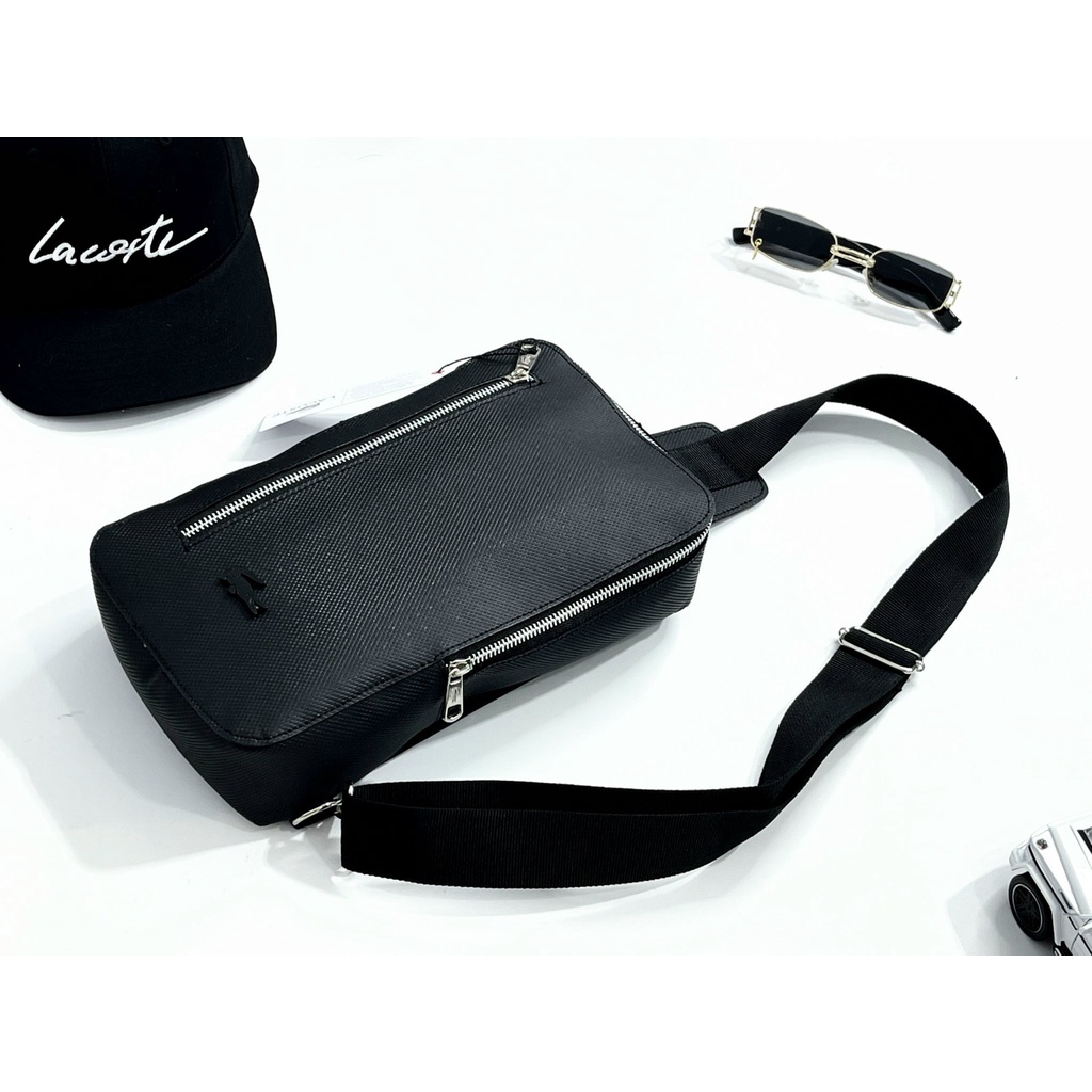 Túi chéo lacosstee 1 quai chanatago - Made in Japan, Hàng xuất xịn [ HONGPHUC ]