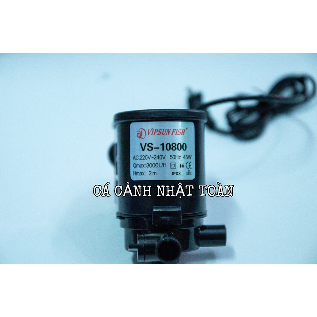BỘ BƠM LỌC HỒ CÁ NON BỘ VIPSUN 10800 45W 2M 3000L-H
