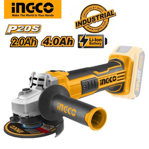 MÁY MÀI GÓC DÙNG PIN INGCO 20V CAGLI1001 ( không bao gồm pin và sạc )