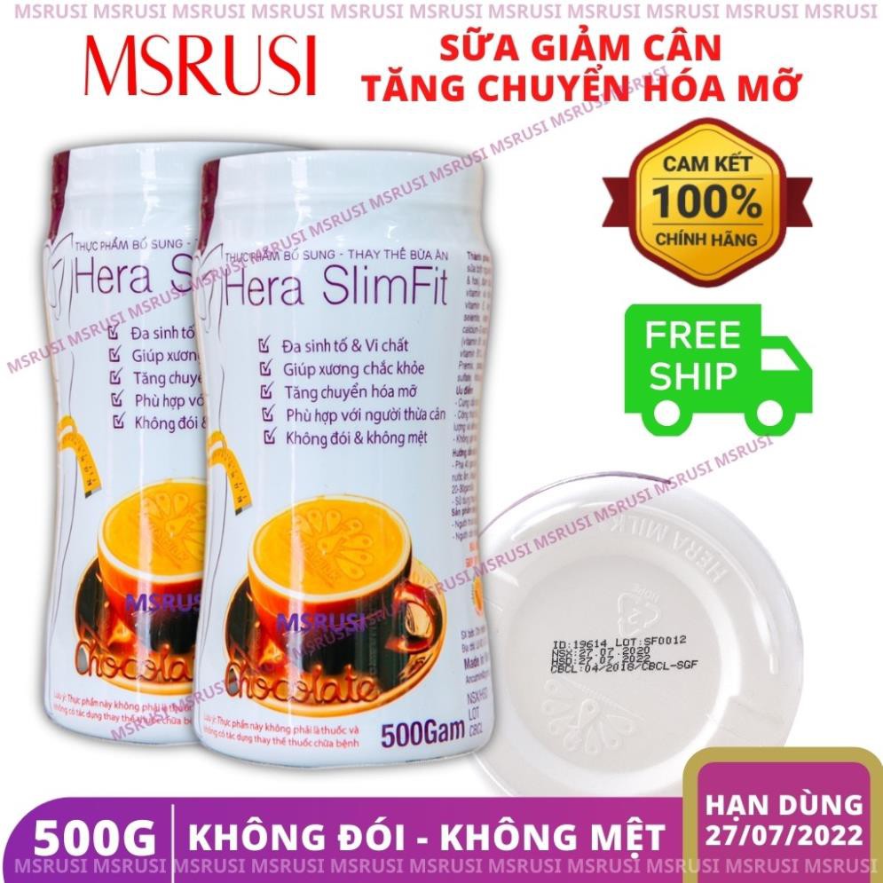 Sữa giảm cân Hera SlimFit HERA MILK Giảm 3 - 5kg sau 1 liệu trình Giảm cân tại nhà không mệt [Combo 2 hộp 500g] | BigBuy360 - bigbuy360.vn