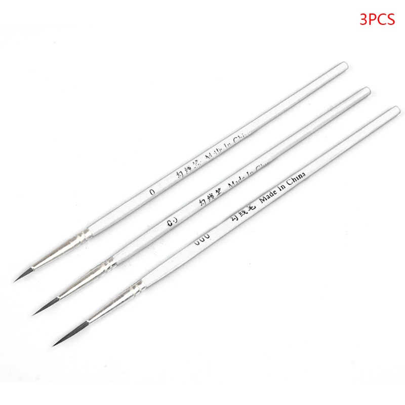 Set 3 bút lông vẽ tranh sơn dầu chuyên nghiệp 0 00 000