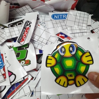 Tem sticker dán chữ yss, ohlins, brembo, mắt fendi5 tem ngẫu nhiên