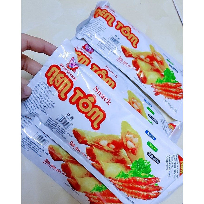 snack nem tôm loại ngon món ăn lạ nhưng ngon | BigBuy360 - bigbuy360.vn