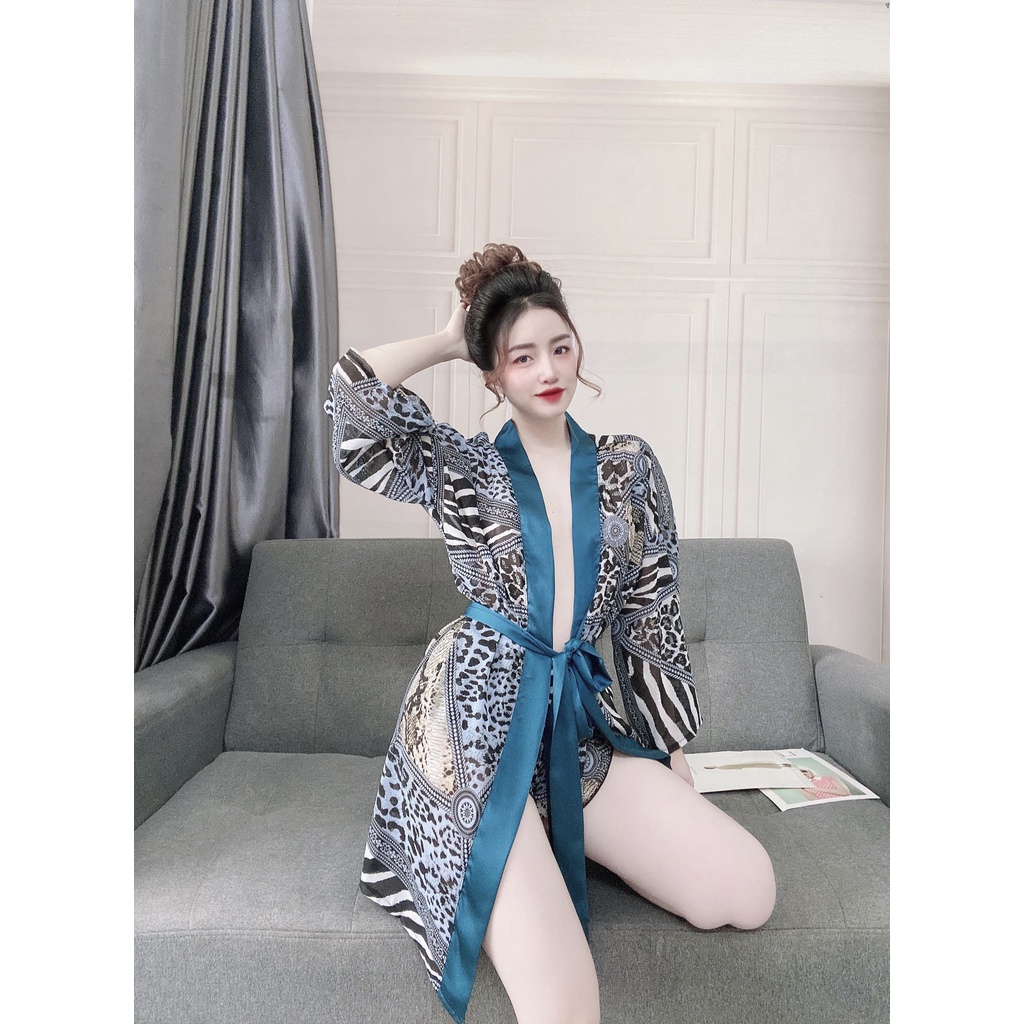 Áo Choàng Ngủ, Áo Choàng Lụa Phối Ren Mi Cao Cấp Dưới 70Kg | BigBuy360 - bigbuy360.vn