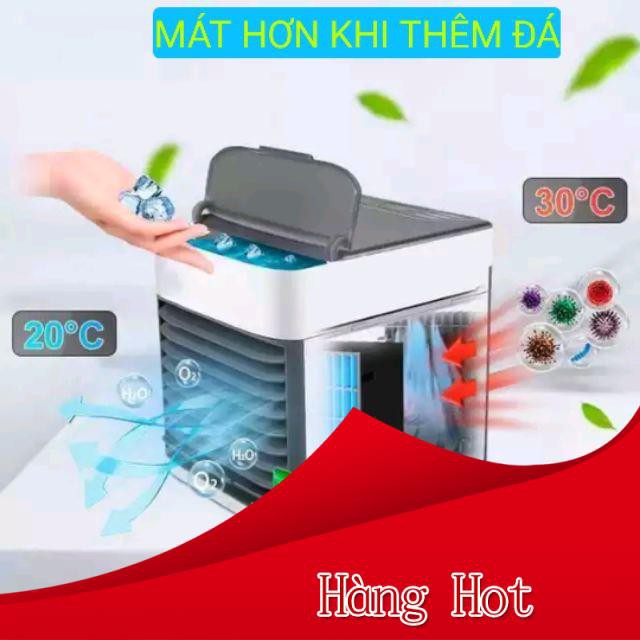 Quạt điều hòa hơi nước mini 3 tốc độ có đèn đổi 7 màu Hàng mới năm 2020 thôi bay nóng mùa hè