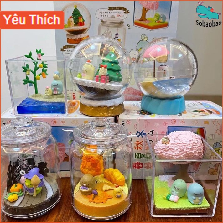 Đồ Chơi Hộp Bí Ẩn Sumikkogurashi (Bốn Mùa Chapter) Đồ Chơi Đóng Hộp Sinh Thái Học Sumikkogurashi Sumikk