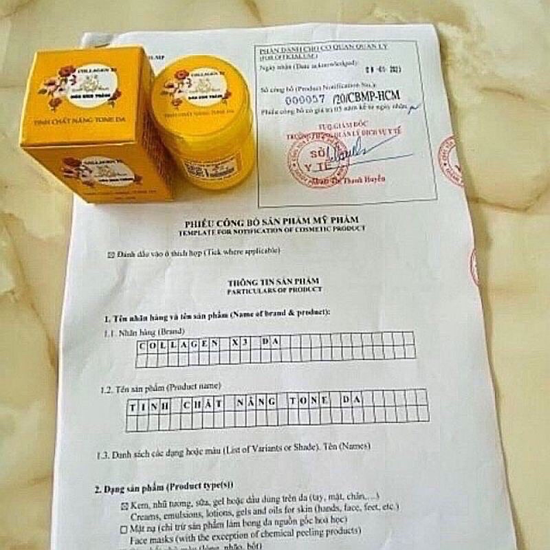 Kem kích trắng Collagen X3 Mỹ Phẩm Đông Anh Nguyễn Huỳnh Như