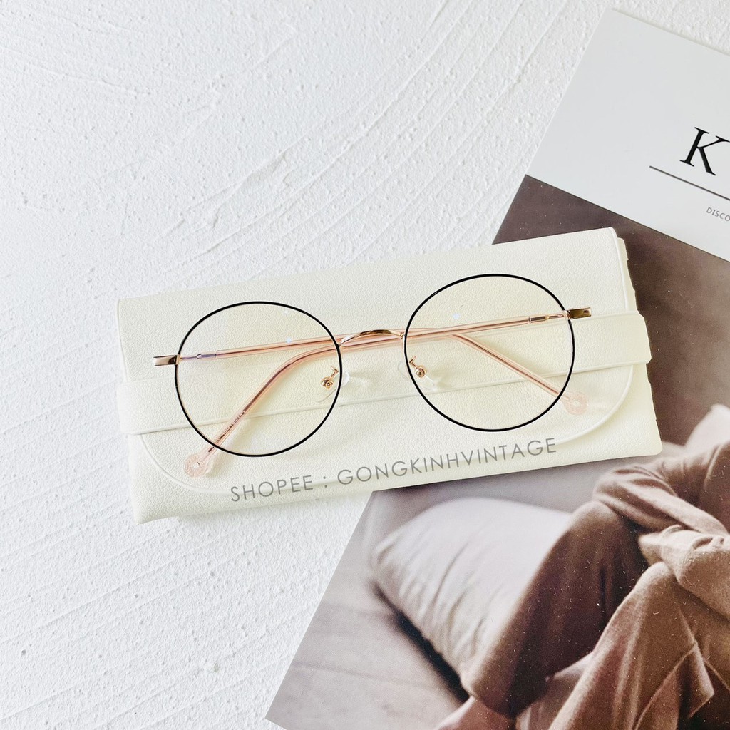 Gọng kính cận nữ , chất liệu kim loại tròn mảnh nhẹ 2626 Fiveminutes Unisex Nam nữ | BigBuy360 - bigbuy360.vn