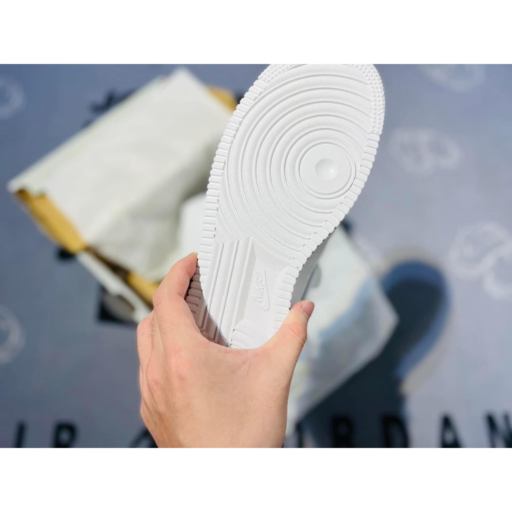 Giày Nam Nữ Nike Air Force 1 AF1 Trắng Cổ Thấp, Giày Thời Trang Đi Học Đi Chơi Đẹp Hot Trend 2k