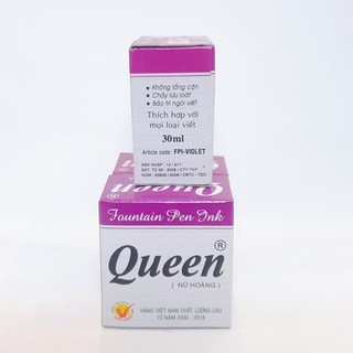 ⏩ Mực bút máy Queen tím - xanh - đen