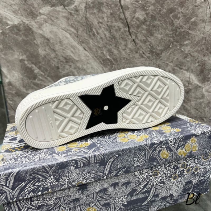 lo Giày Thể Thao Thêu Cd Đế Ngôi Sao Da Mềm Êm Fullbox Bill Túi Cao Cấp