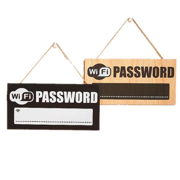 Bảng Password wifi mẫu mới ( loại dài)