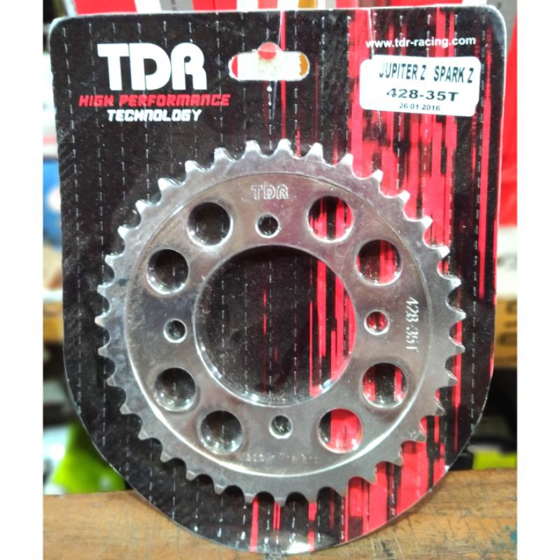 Bánh Răng Phía Sau TDR Màu Bạc RXK RXK K RXKING RX KING JUPITER Z MX VEGA R F1ZR 428