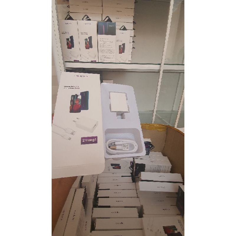 sạc bộ oppo ak 933 zin hộp đầu micro