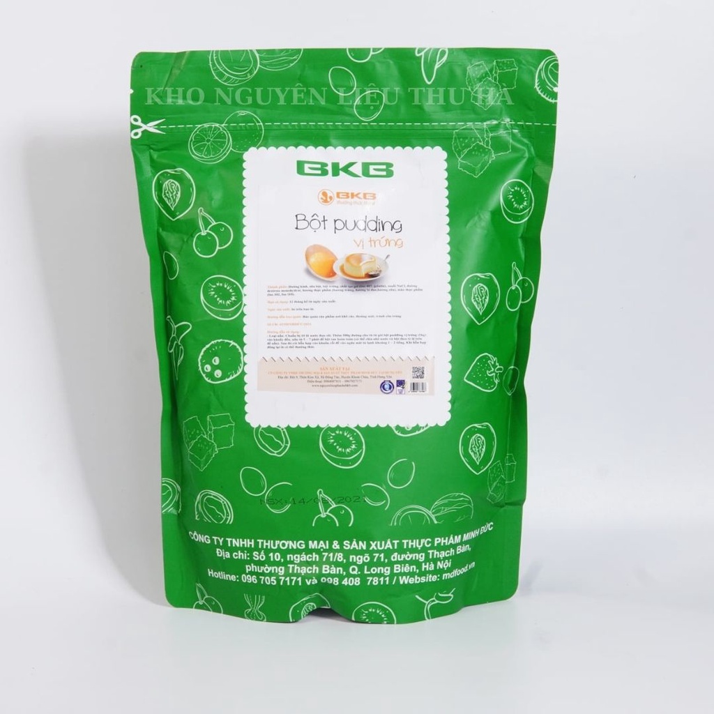Bột pudding BKB các vị (Bột Flan) 1kg/gói