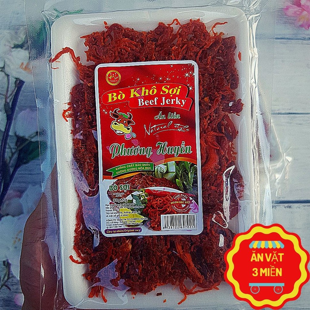 Bò Khô Sợi hộp 90gr Đặc Sản 3 Miền / Phương Huyền Food | BigBuy360 - bigbuy360.vn