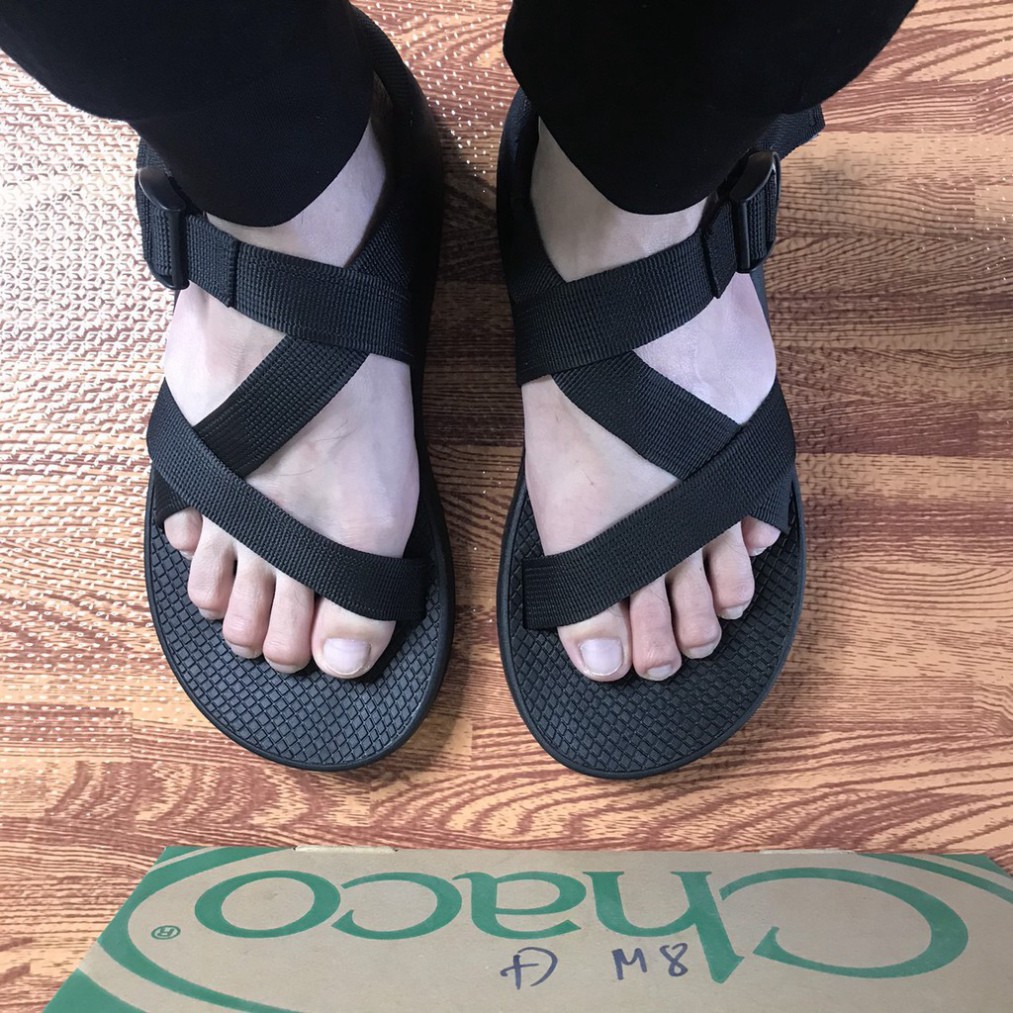 Dép quai hậu nam nữ Chaco sandal dây xanh xám đen trắng vàng huyền thoại đủ mẫu