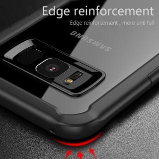 Ốp điện thoại 2 lớp chống sốc thiết kế sang trọng cho Samsung Galaxy S8 S8 Plus