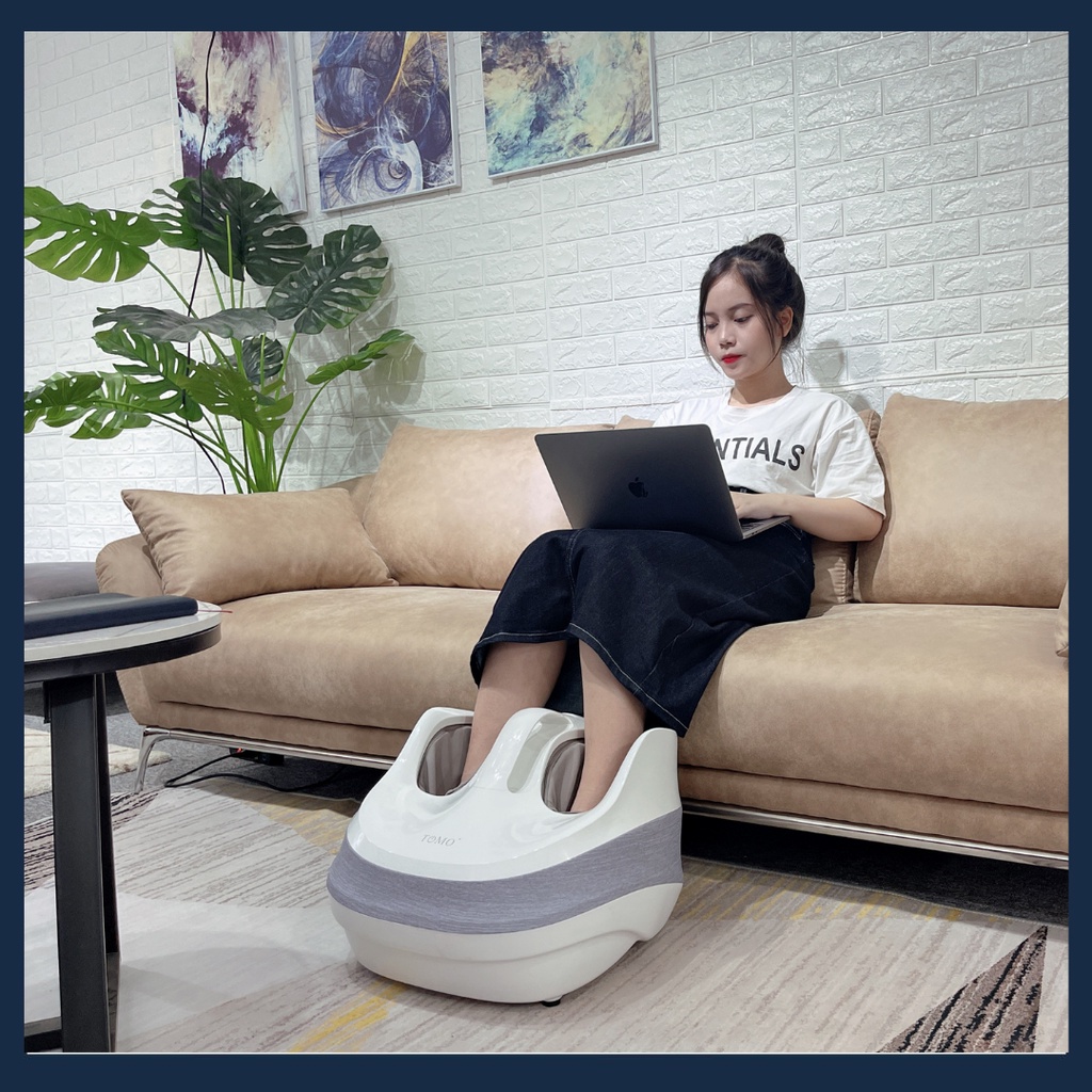Máy massage chân công nghệ Nhật Bản TOMO FLEX, mát xa, bấm huyệt chân, sưởi nhiệt Shiatsu, bảo hành chính hãng 24 tháng