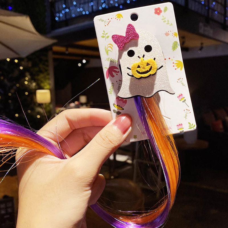 Set 5 Kẹp Tóc Giả Cá Sấu Hoạt Hình Cho Halloween