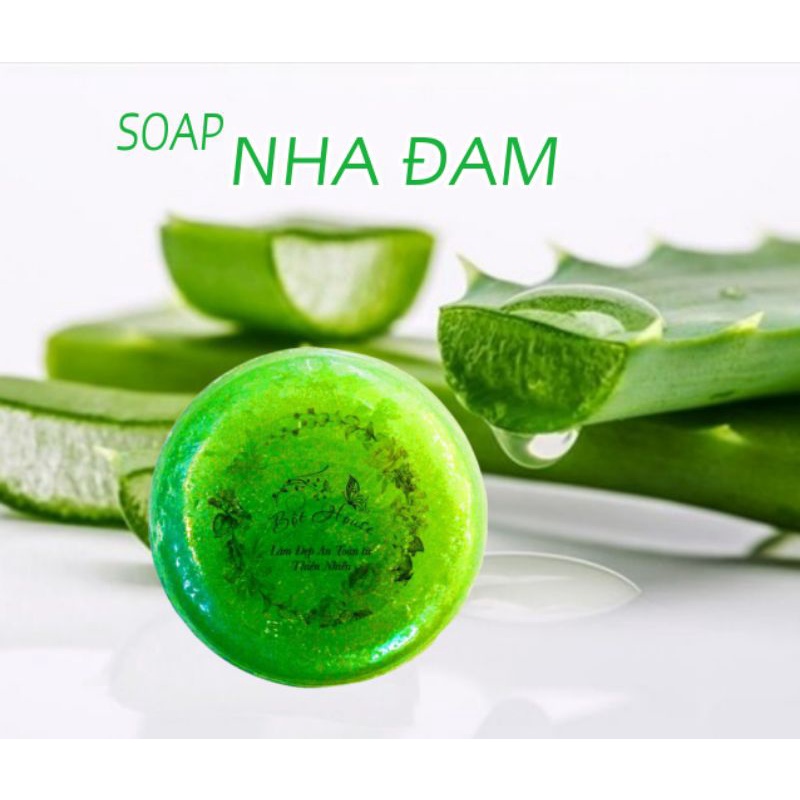 XÀ BÔNG NHA ĐAM HANDMADE NHÀ BỘT