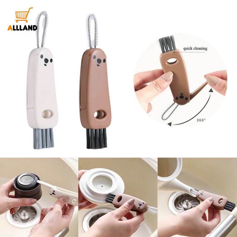 Bộ Cọ Vệ Sinh Bình Nước 3 Trong 1 Tiện Dụng Kiểu Dáng Hoạt Hình Xinh Xắn