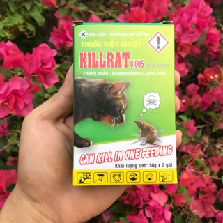 Cốm diệt chuột KILLRAT (1 hộp 2 gói)
