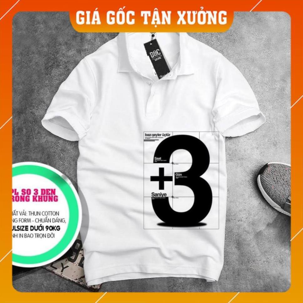 Áo thun nam in hình đẹp số 3 siêu đẹp ✨ Áo phông cotton co giãn 4 chiều cao cấp ✨ Áo polo nam đẹp ⚡