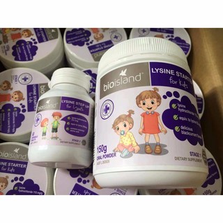 Bột bổ sung Lysine Bio island Úc tăng chiều cao cho trẻ từ 7 tháng - 6 tuổi