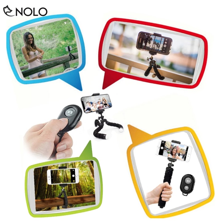 Gậy 3 Chân Tripod Mini Chân Bạch Tuộc Model MT02 Kèm Remote Bluetooth Hỗ Trợ Chụp Ảnh Selfie Quay Phim