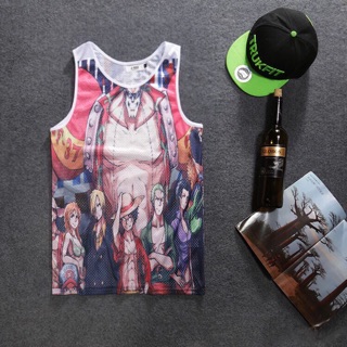 Áo tanktop lưới in
