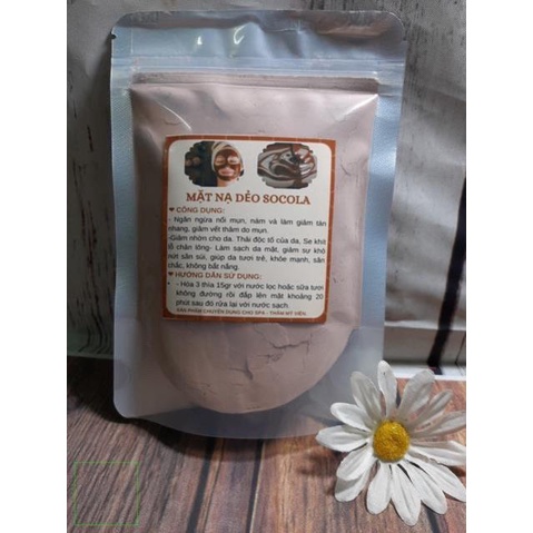 1kg bột mặt nạ Dẻo Socola mịn thơm handmade