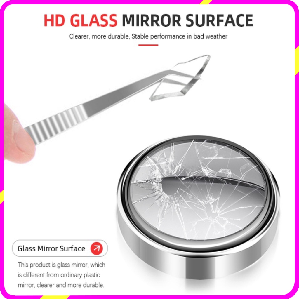 Gương cầu xoay 360 độ gắn gương chiếu hậu ô tô, đường kính 50mm