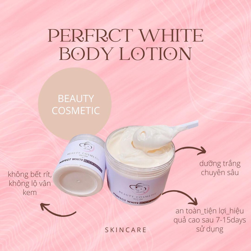 [TRẮNG DA AN TOÀN] KEM DƯỠNG TRẮNG DA PERFECT WHITE BODY LOTION 1000GRAM | BigBuy360 - bigbuy360.vn