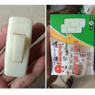 (Hộp 10 và 20 chiếc) Công tắc điện đơn, Công tắc điện kiểu quá nhót