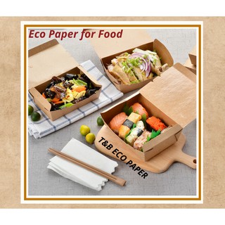 20 Hộp Giấy Kraft (Lunch Box)