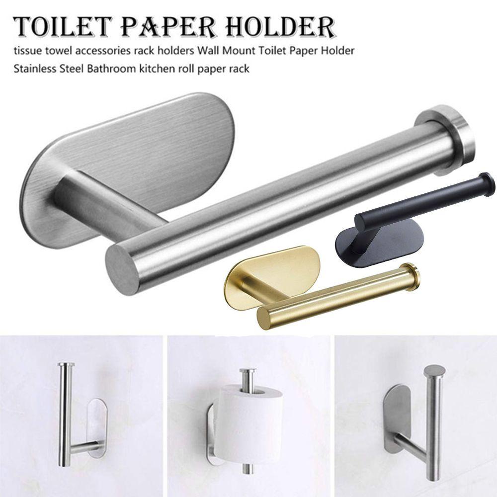 LONTIME Giá Đỡ Cuộn Giấy Vệ Sinh Gắn Tường Không Cần Khoan Tiện Dụng