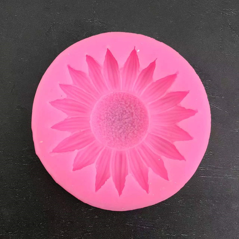 Khuôn Silicone Tạo Hình Hoa Hướng Dương Trang Trí Bánh