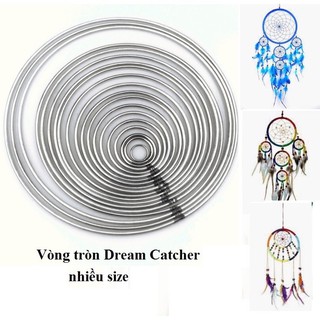 [Rẻ nhất shopee]Vòng sắt tròn làm dreamcatcher, macrame đủ size