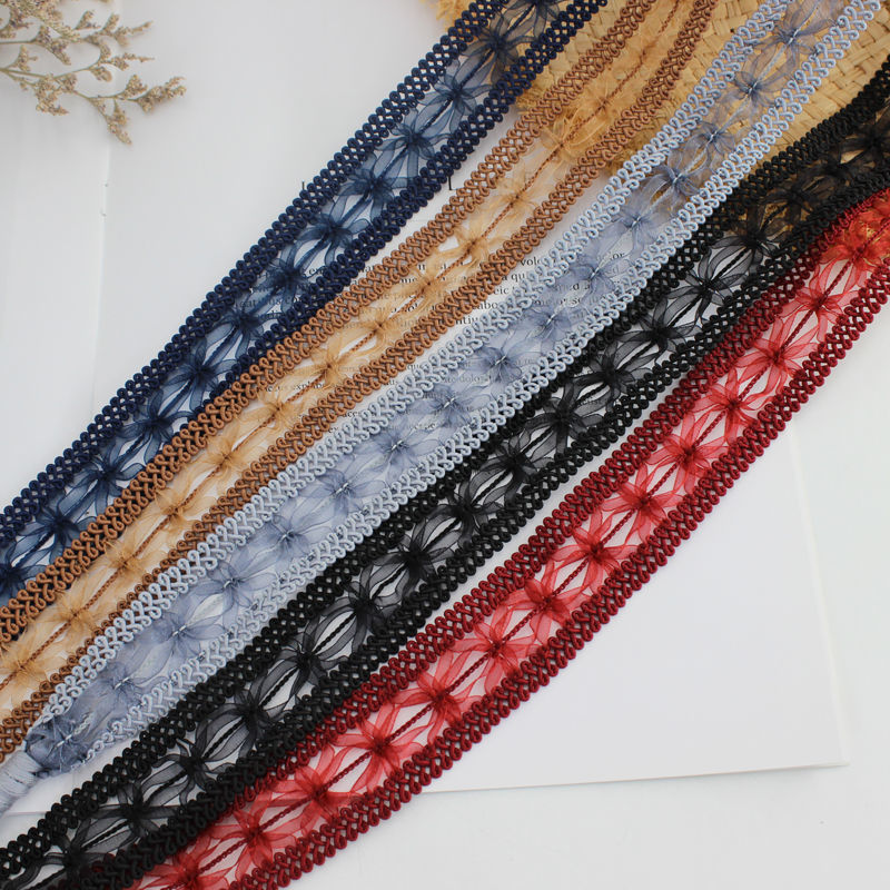 Thắt Lưng Bện Dây Cotton Phối Ren Mỏng Phong Cách Hàn Quốc Mới 2021