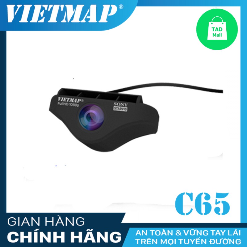 Camera hành trình trước sau cao cấp Vietmap C65 - Cảm biến ảnh SONY - Bảo Hành 12 tháng