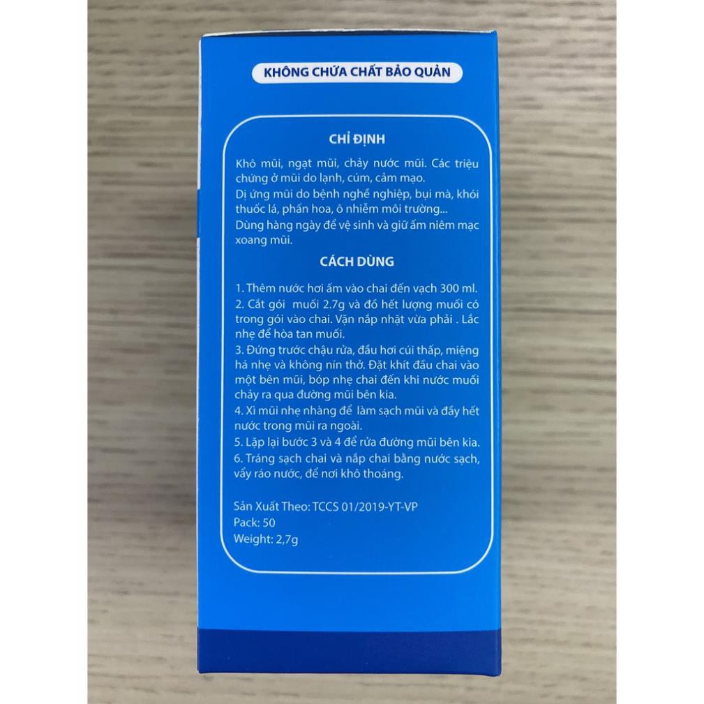 Muối Rửa Mũi Xoang Tự Nhiên Bebemarks,Ngạt Khô,Chảy Nước Mũi Cho Bé,Phụ Nữ Có Thai. Nhập Khẩu New Zealand