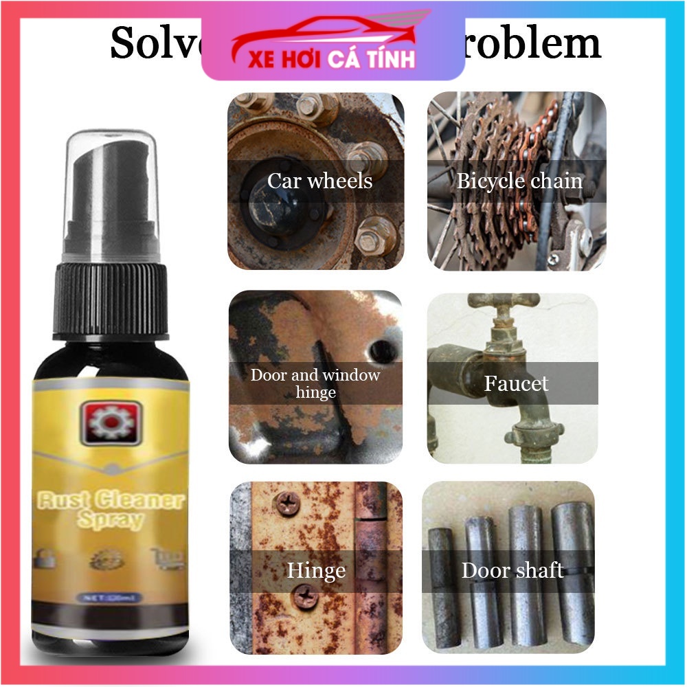 Chất tẩy rỉ sét gia dụng, chất chống Oxy hoá đa năng nhà bếp, chất tẩy kim loại công dụng kép trên cả ô tô và gia đình
