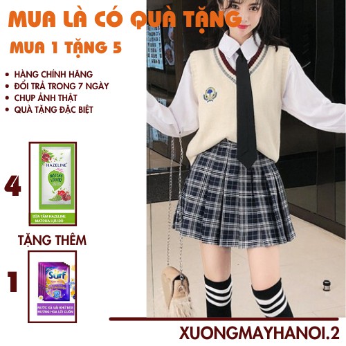 Chân Váy Caro🍁Tennis xếp ly chữ a ngắn,kèm quần bên trong, ulzzang kẻ xòe cạp lưng cao vintage.
