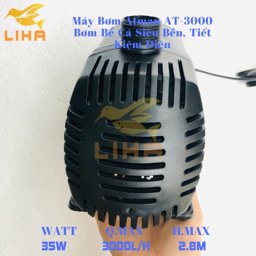 Máy Bơm Atman AT-3000 (35W-3000L/H-2.8M) - Bơm Nước Bể Cá Siêu Bền, Tiết Kiệm Điện