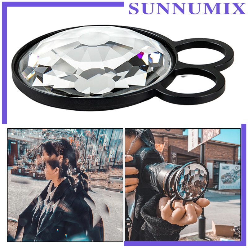 [SUNNIMIX] Kaleidoscope Glass Prism Rotatable Effect Filter SLR Photography Accessories