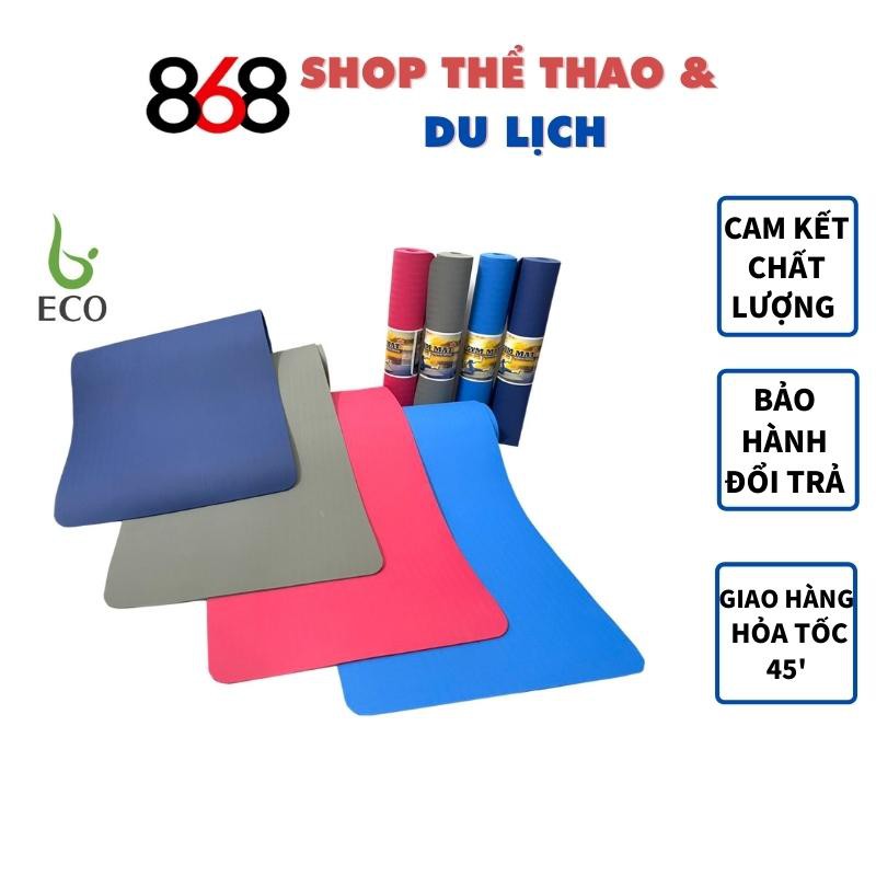 Thảm tập yoga gym chống trượt giá rẻ siêu dày siêu êm 868 LYPROEVA