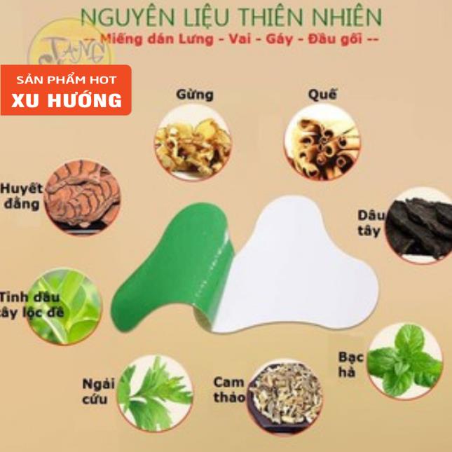 12 miếng cao dán vai gáy từ ngải cứu12 miếng cao dán vai gáy từ ngải cứu hỗ trợ giảm nhức mỏi vai gáy, xương lưng hiệu q