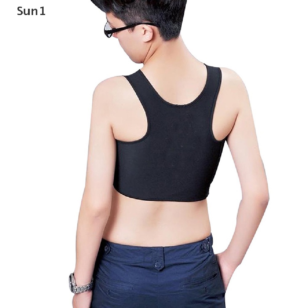 Sun1 &gt; Áo Ngực Ngắn Thoáng Khí Có Khóa Using Tomboy